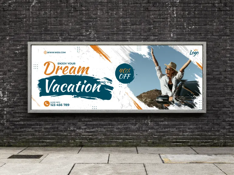 Example of a billboard mockup