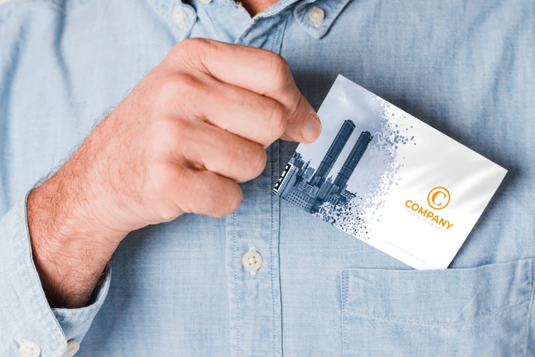 Business card mockup