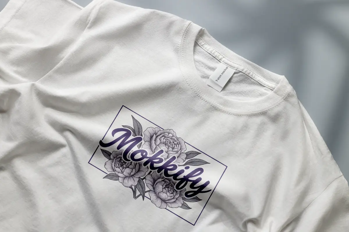 T-shirt mockup example
